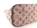 LOUIS VUITTON MINI LIN LUCILLE IN RED, SERIAL NUMBER CR0015, CANVAS, HANDBAG, RE