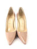 CHRISTIAN LOUBOUTIN SO KATE 120 PATENT NUDE HEELS SIZE 35 (US 5)