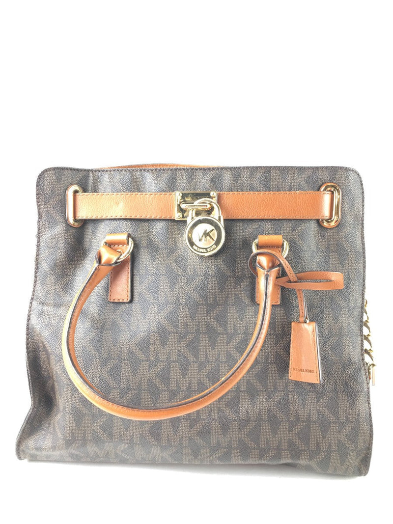 MICHAEL KORS BROWN MONOGRAM HAMILTON