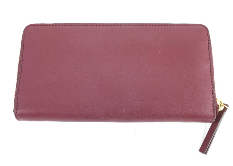TORY BURCH CHARLIE ZIP CONTINENTAL WALLET LEATHER