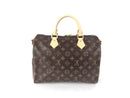 LOUIS VUITTON SPEEDY BANDOULIÈRE 30 M41112, CANVAS, SHOULDER BAG, BROWN - DARK,