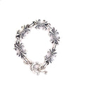 SILVER FLOR DE LIS BRACELET 60.75G SILV-925