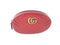 GUCCI CALFSKIN MATELASSE GG MARMONT BELT BAG RED