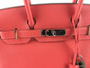 HERMÈS TOGO BIRKIN 30 HANDBAG ROSE TYRIEN