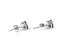 Almandine Garnet Earrings 925 Silver 1.38g (O)