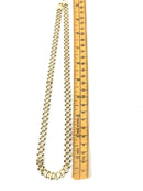 Gold Link Rolex Style Chain 10K Yellow Gold 24.42g