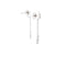 White Gold Diamond Drop Earrings 25 Diamonds .25 Carat T.W. 10K White Gold 3.29g