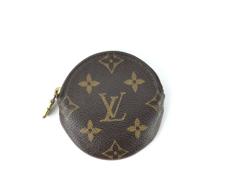 LOUIS VUITTON MONOGRAM CANVAS ROUND COIN PURSE