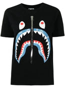 A BATHING APE STAR SHARK ZIP PRINT TEE