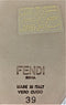 FENDI DAHLIA SHOE SZ 39