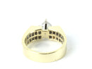 1.10cntr Princess Cut w  25 Diamonds 2.78 Carat T.W. 18K Yellow Gold