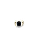 David Yurman Black Onyx Sterling 18kt Ring 8.92g