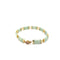 Jade Gold-Stone Bracelet 10K Yellow Gold 11.89g