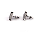 Diamond Earrings 100 Diamonds .30 Carat T.W. 14K White Gold 2.67g