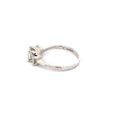 Lady's Diamond Engagement Ring 3 Diamonds 1.00 Carat T.W. 563 White Gold 2.65g