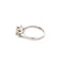 Lady's Diamond Engagement Ring 3 Diamonds 1.00 Carat T.W. 563 White Gold 2.65g