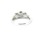 Lady's Diamond Ring 37 Diamonds .97 Carat T.W. 14K White Gold 4.83g