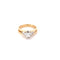 Lady's Diamond Fashion Ring 3 Diamonds .96 Carat T.W. 14K Yellow Gold 4.25g