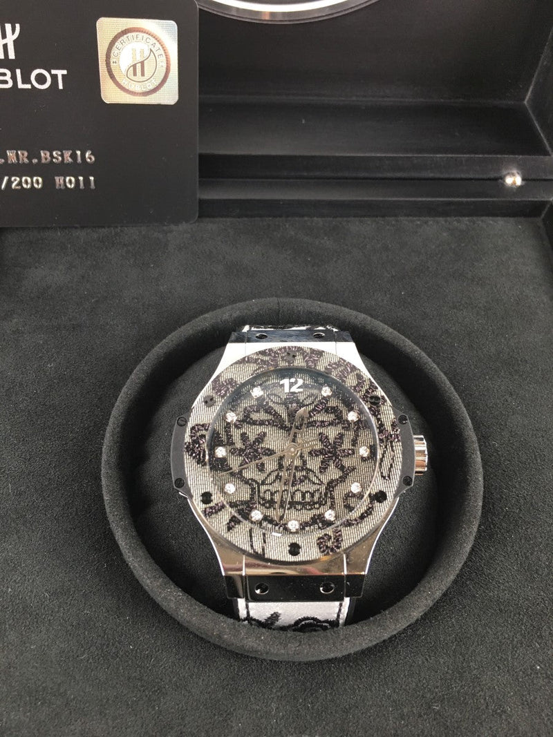 HUBLOT 343.SS.650.NR.BSK16 BIG BANG LIMITED EDITION 19/200 w BOX AND CARD