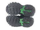 BALENCIAGA TRACK LACE-UP SNEAKERS BLACK AND GREEN