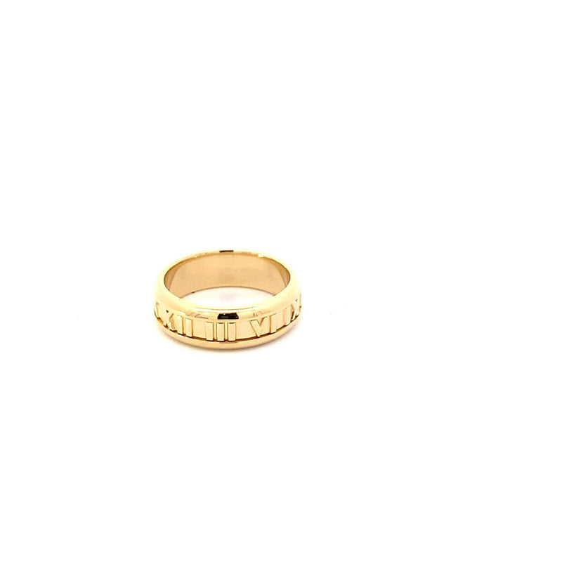 Tiffany & Co. Atlas Ring 18K Yellow Gold 11.33g