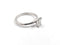 Ring .58 CT. 14K White Gold 1.9g