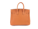 HERMÈS BIRKIN 25CM ORANGE TOGO