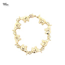 Gold Charm Bracelet 14K Yellow Gold 10.77g