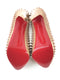 CHRISTIAN LOUBOUTIN NUDE PATENT LEATHER ALTI SPIKES 160 PUMPS