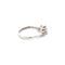 Lady's Diamond Engagement Ring 3 Diamonds 1.00 Carat T.W. 563 White Gold 2.65g
