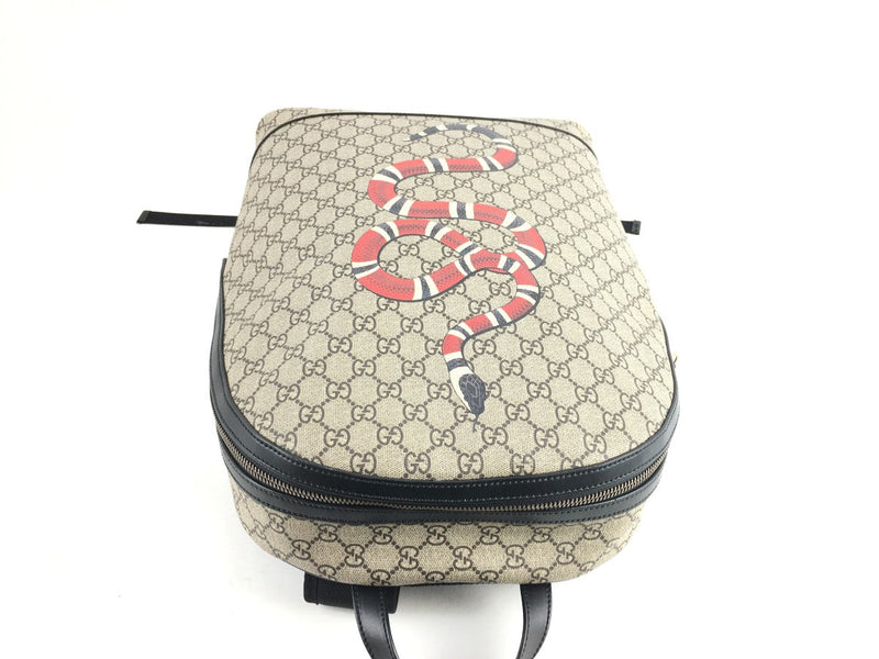 GUCCI SUPREME MONOGRAM KINGSNAKE DOME BACKPACK