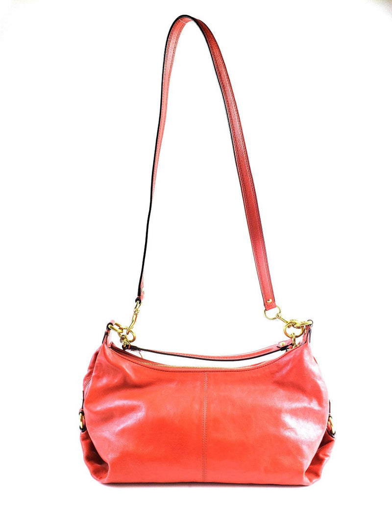 COACH RED ASHLEY SHOULDER BAG F19761