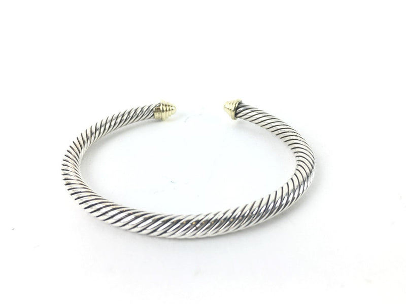 David Yurman Cable Bracelet 925/14kt Silver 26.59g