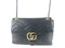 GUCCI GG MARMONT SMALL TOP HANDLE BAG BLACK