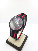 TISSOT Lady's Wristwatch QUICKSTER BLACK/PINK UNISEX WATCH