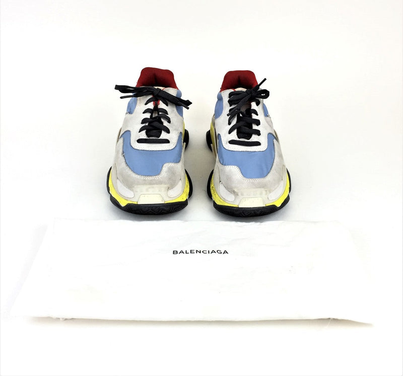 BALENCIAGA GRAY/MULTI-COLOR 'TRIPLE S' SNEAKER SZ 9