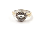 Chopard Heart Platinum Diamond 16 Diamonds .32 Carat T.W. 950 Platinum