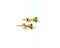 Peridot Gold-Stone Earrings 10K Yellow Gold 0.4g