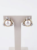 Pearl Diamond 24 Diamonds .24 Carat T.W. 14K Yellow Gold