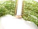 Peridot Necklace 14K Yellow Gold 110.9g