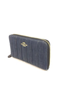 COACH MEDIUM ZIP AROUND WALLET WITH QUILTING