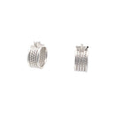 Gold Earrings 14K White Gold 6.5g