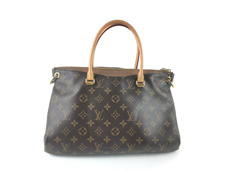 LOUIS VUITTON MONOGRAM CANVAS PALLAS BAG BROWN