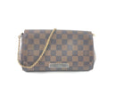 LOUIS VUITTON DAMIER EBENE FAVORITE MM SHOULDER BAG